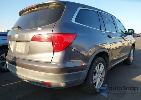 2018 Honda Pilot Lx из США, поврежденный, VIN 5FNYF5H17JB033169